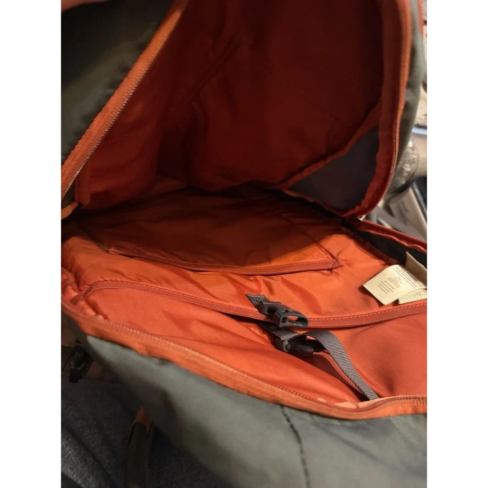 Patagonia Refugio Daypack 28L Backpack Gray Orange Outdoor Hiking Travel Bag
